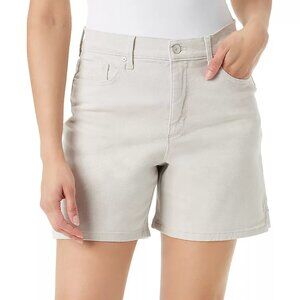 Gloria Vanderbilt Amanda Shorts with Built In  Slimming Panel, Stonewood, 14P